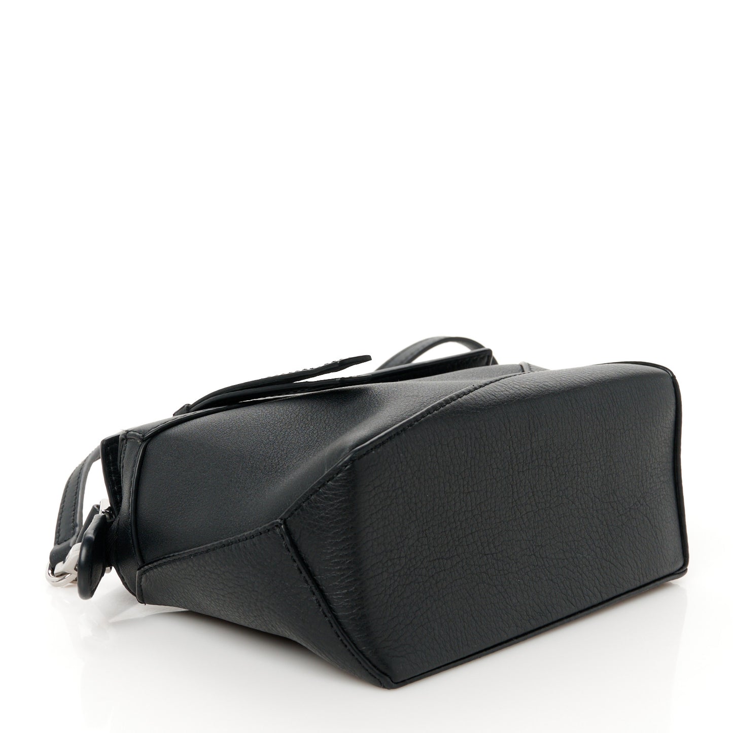 Calfskin Mini Puzzle Edge Bag Black