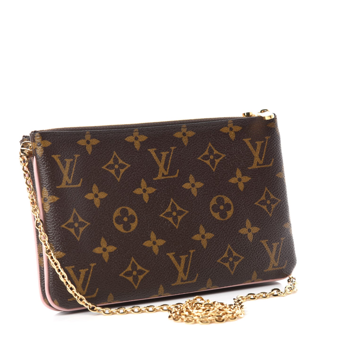 Monogram Blooming Flowers Double Zip Pochette