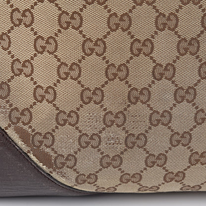Gucci Monogram Hasler Hobo Dark Brown 20 of 24