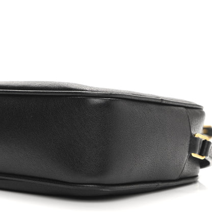 Saint Laurent Lambskin Monogram Small Lou Camera Bag Black 9 of 10