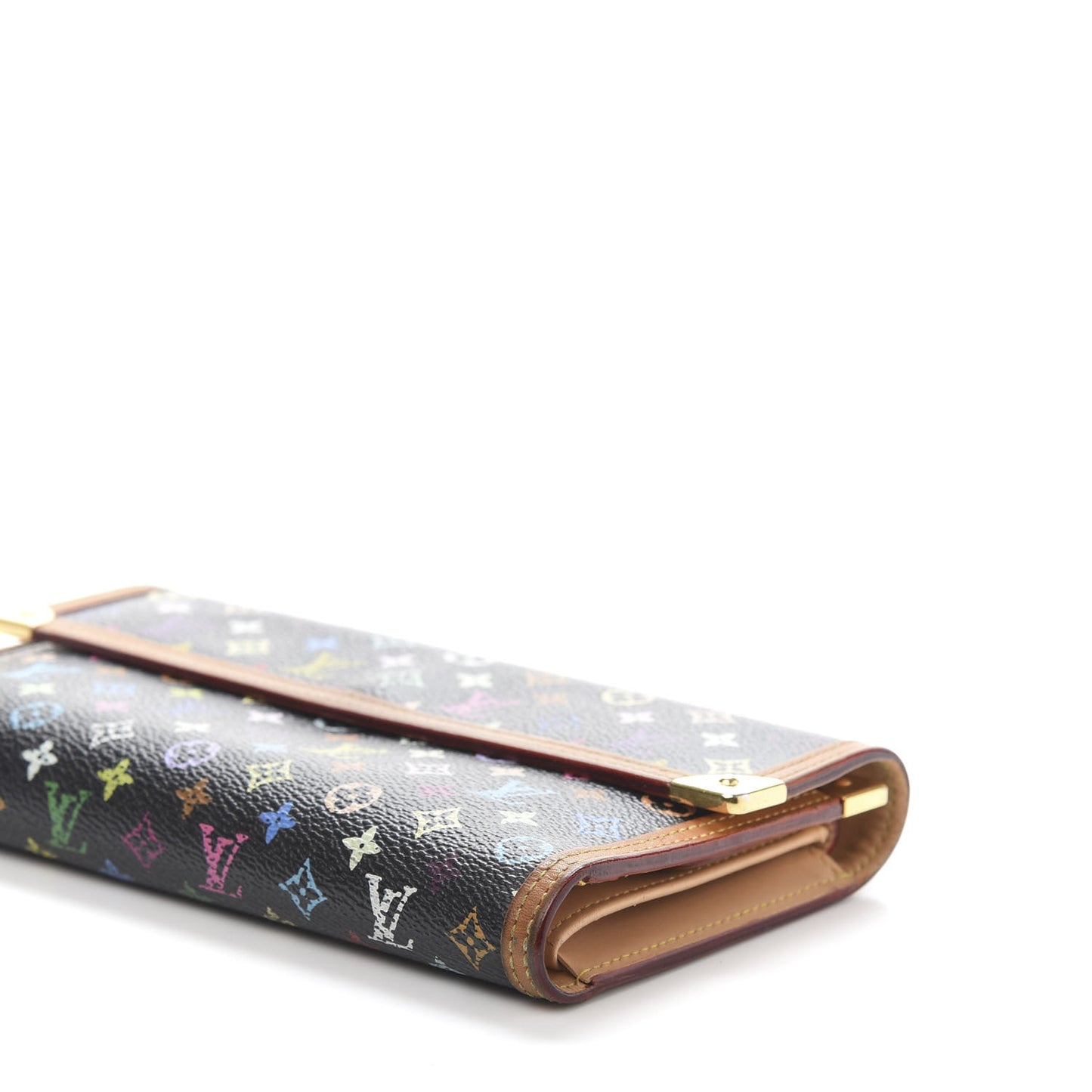 Monogram Multicolor Porte Tresor International Wallet Black