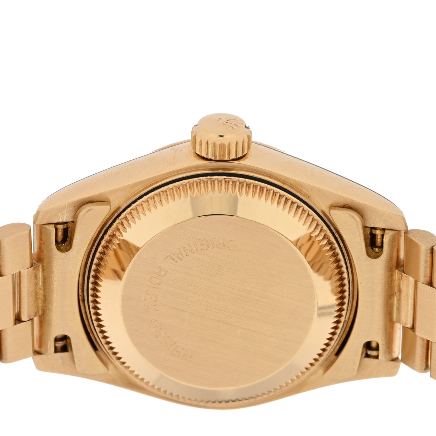 18K Yellow Gold Diamond 26mm Datejust President Watch Champagne 69178