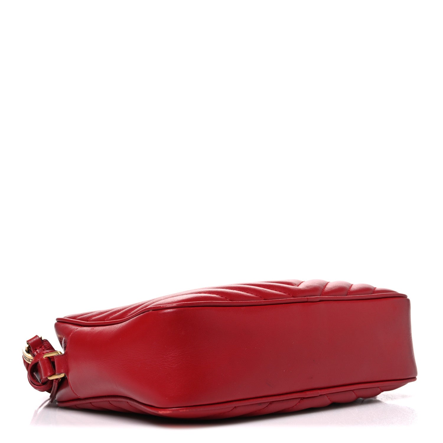 Saint Laurent Calfskin Matelasse Monogram Lou Camera Bag Red 4 of 11