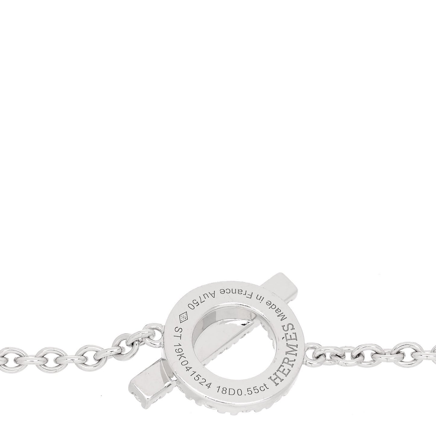 18K White Gold Diamond Finesse Bracelet ST