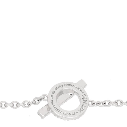 Hermes 18K White Gold Diamond Finesse Bracelet ST 3 of 3