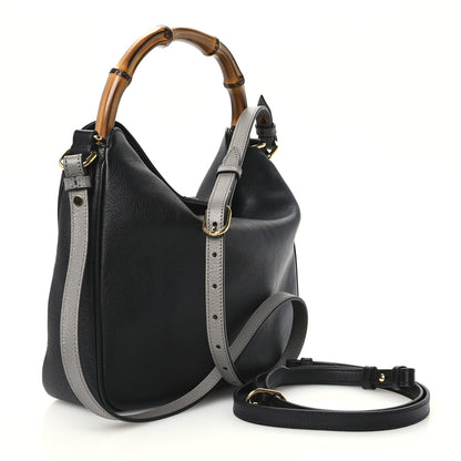 Gucci Softy Wonka Textured Dollar Calfskin Medium Diana Shoulder Bag Black 3 of 11