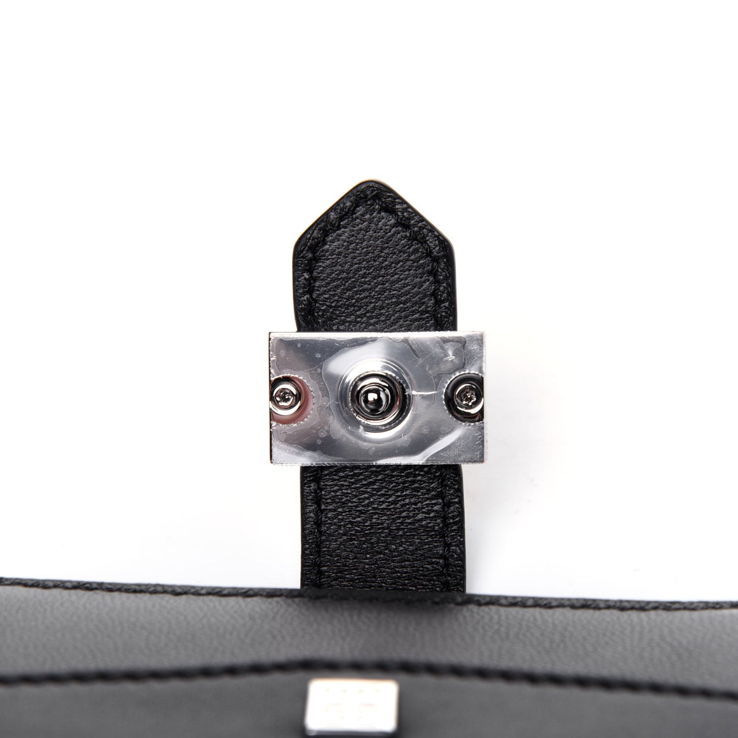 Calfskin Eyelet GV3 Card Case Black