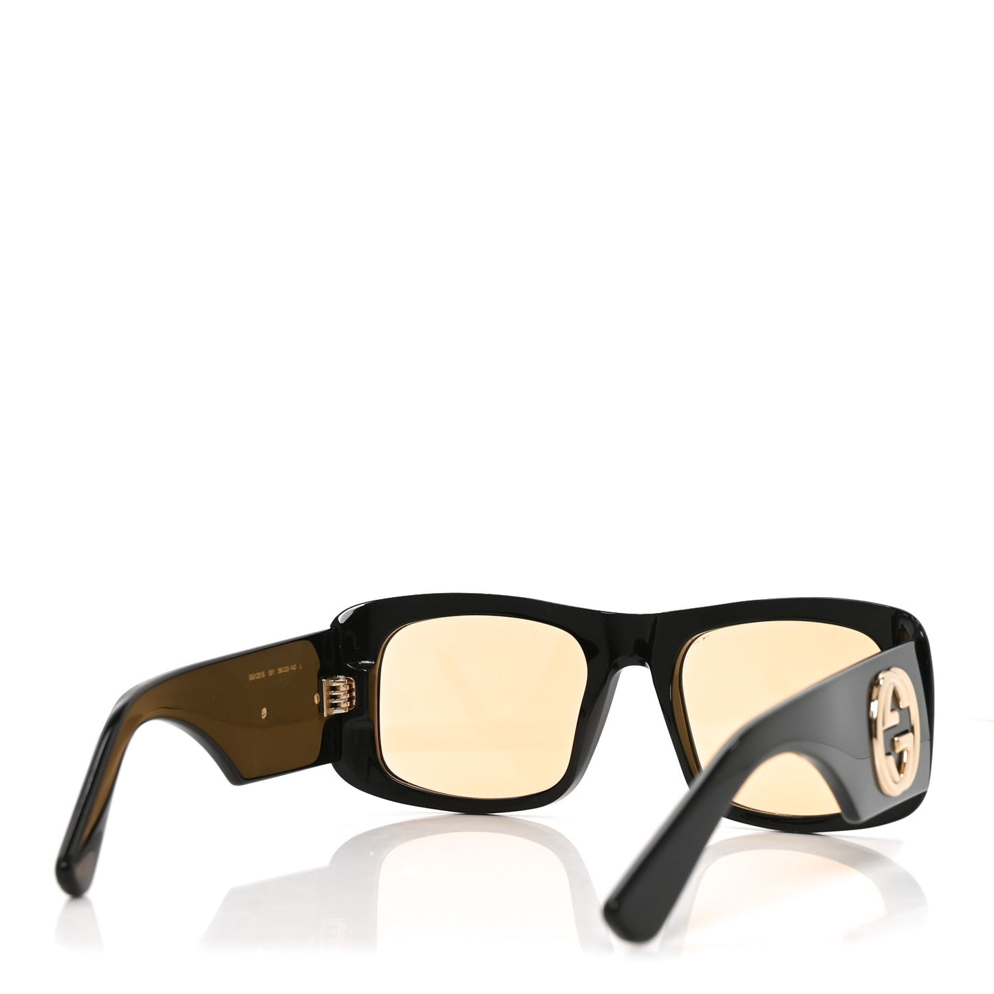Acetate Square GG1251S Sunglasses Black