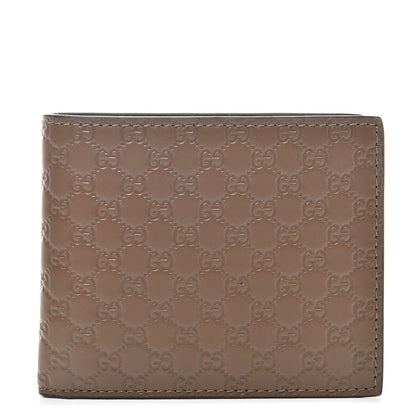 Gucci Microguccissima Bi-Fold Wallet Acero 1 of 8