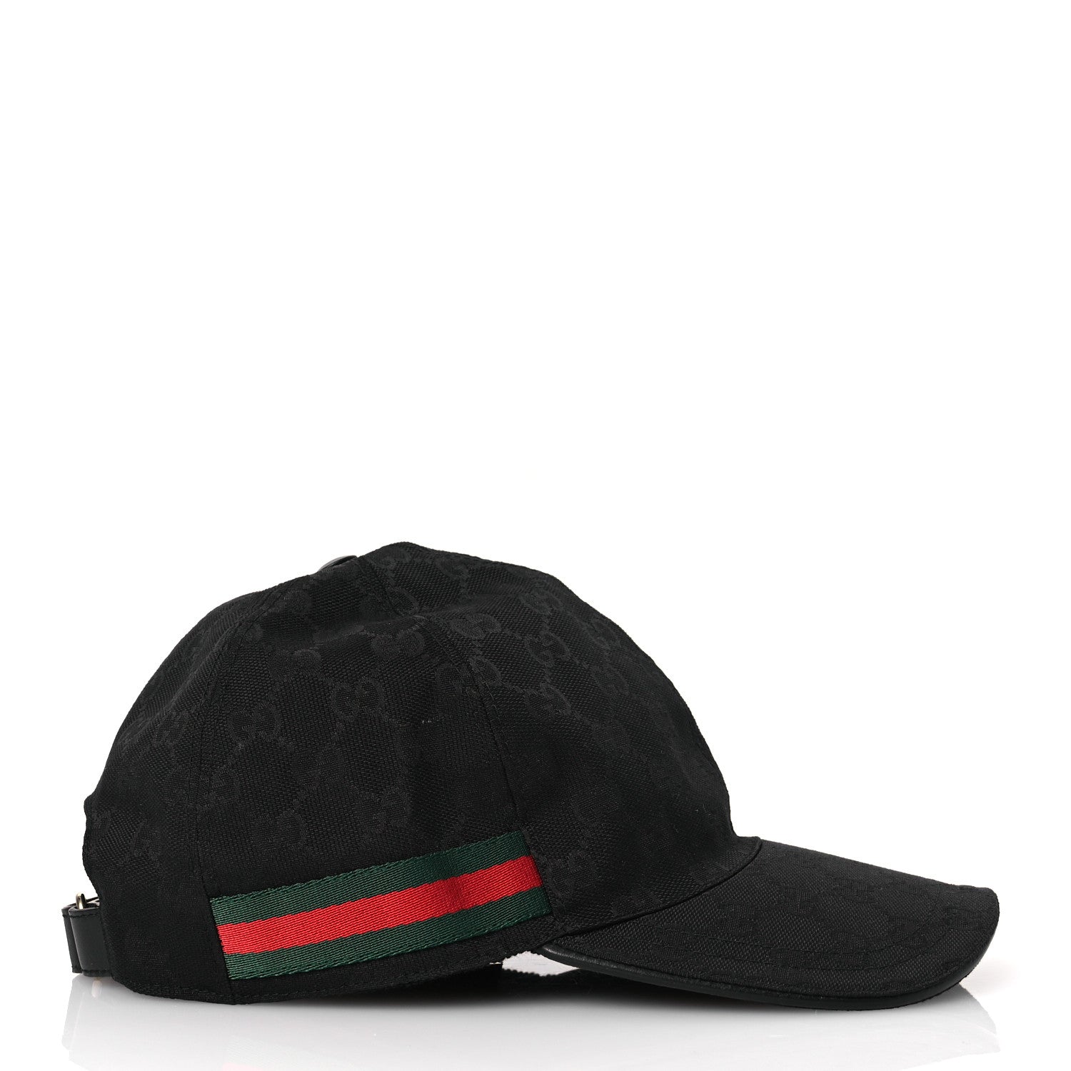 Gucci Monogram Web Baseball Hat L Black 5 of 9