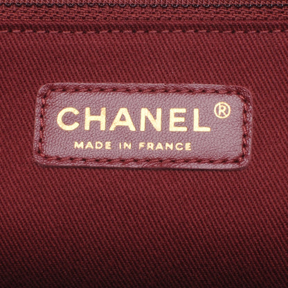 Chanel Aged Calfskin Quilted Large Pondichery Flap Black 7 of 8