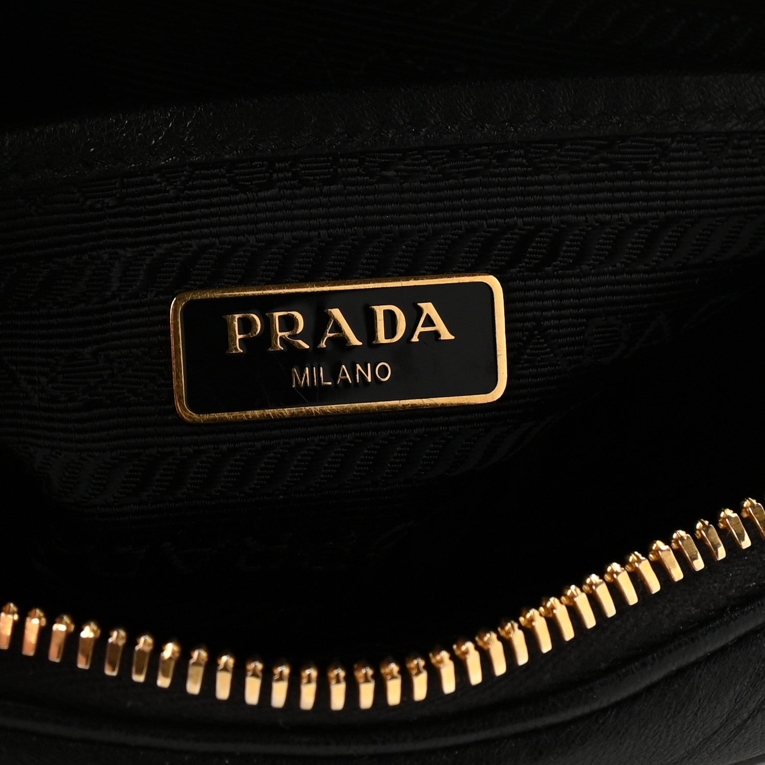 Prada Nappa Gaufre Camera Bag Black 9 of 11