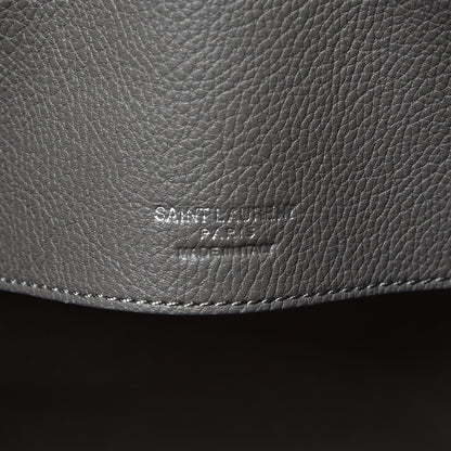 Saint Laurent Grained Calfskin Small Supple Sac De Jour Fog 7 of 8
