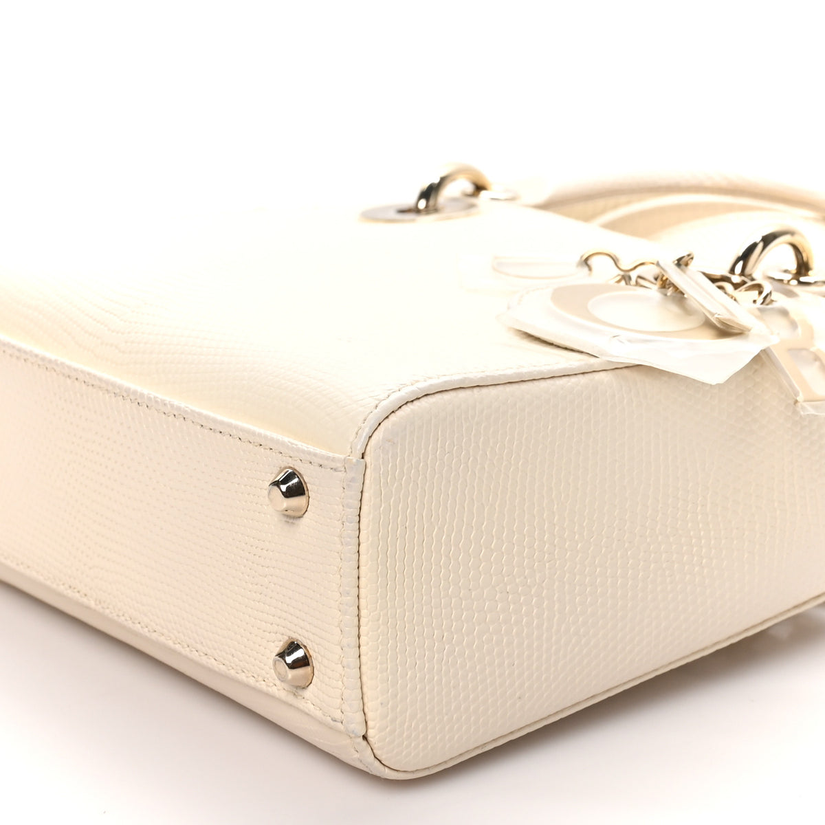 Christian Dior Lizard Mini Lady Dior Latte 10 of 10