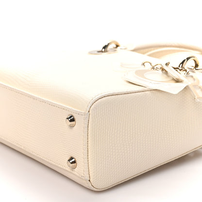 Christian Dior Lizard Mini Lady Dior Latte 10 of 10