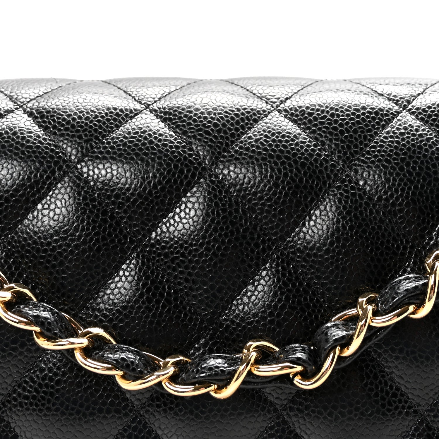 Chanel Caviar Quilted Jumbo Double Flap Black 8 of 11