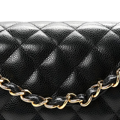 Chanel Caviar Quilted Jumbo Double Flap Black 8 of 11