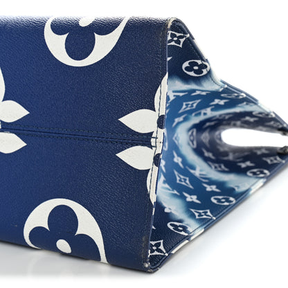 Louis Vuitton Monogram Escale Onthego GM Blue 9 of 11