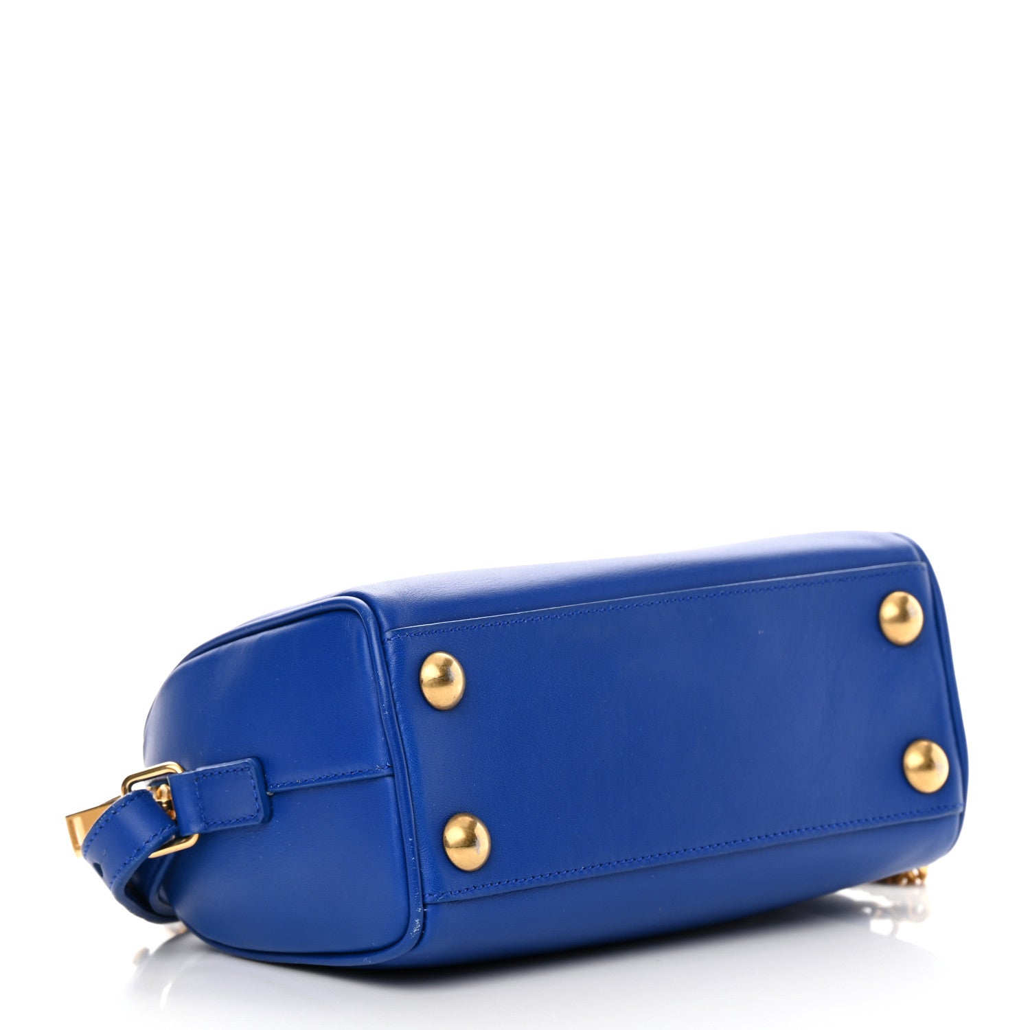 Saint Laurent Calfskin Toy Classic Duffle Blue 4 of 19