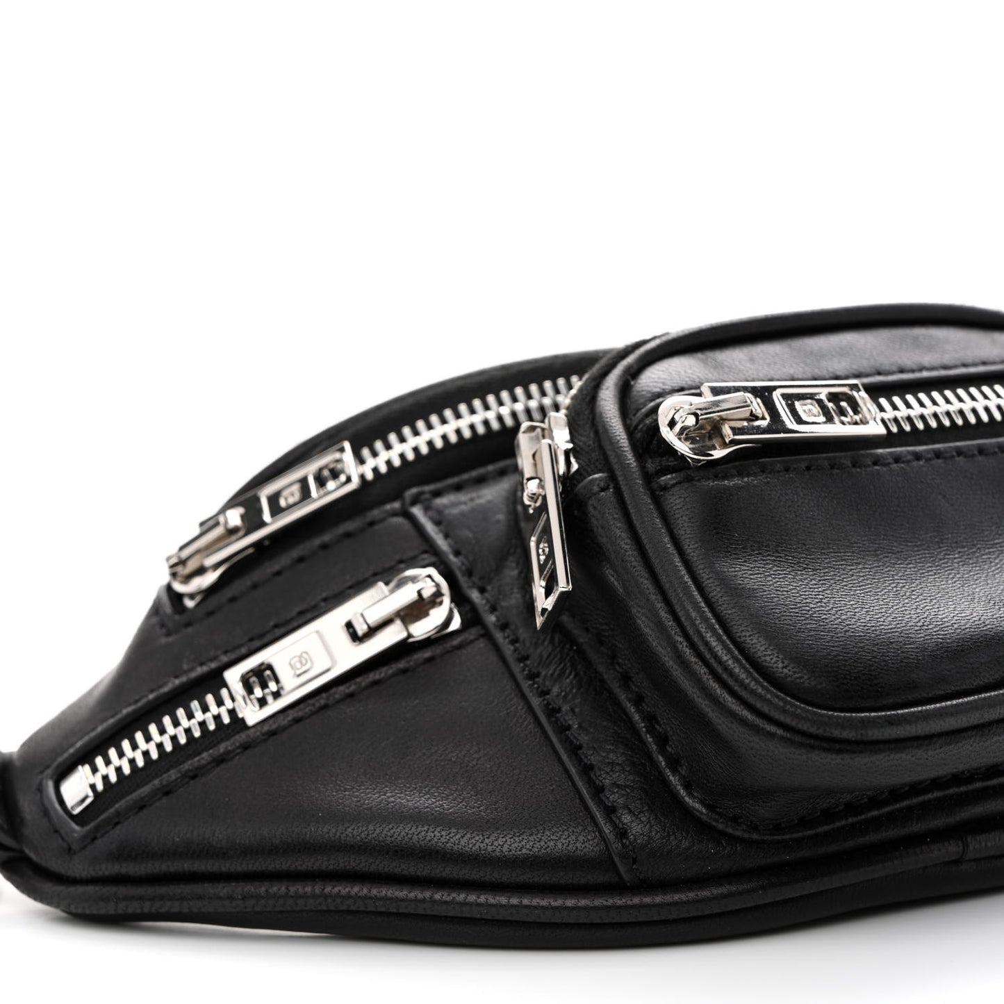 Lambskin Mini Attica Belt Bag Black