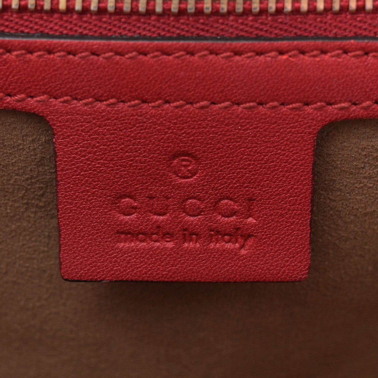 Gucci GG Supreme Monogram Calfskin Medium Padlock Shoulder Bag Beige Hibiscus Red New Rosette 6 of 11