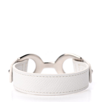 Hermes Epsom Pavane Cuff S White 2 of 4