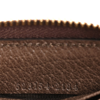 Gucci GG Supreme Monogram Web Ophidia Zip Around Wallet Brown 7 of 8