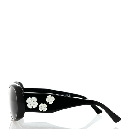Chanel Camellia CC Sunglasses 5113 Black 3 of 10