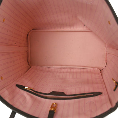 Louis Vuitton Damier Ebene Neo Neverfull MM Rose Ballerine 5 of 10