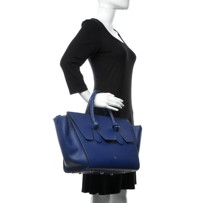 Celine Smooth Calfskin Small Tie Knot Tote Dark Indigo 3 of 16