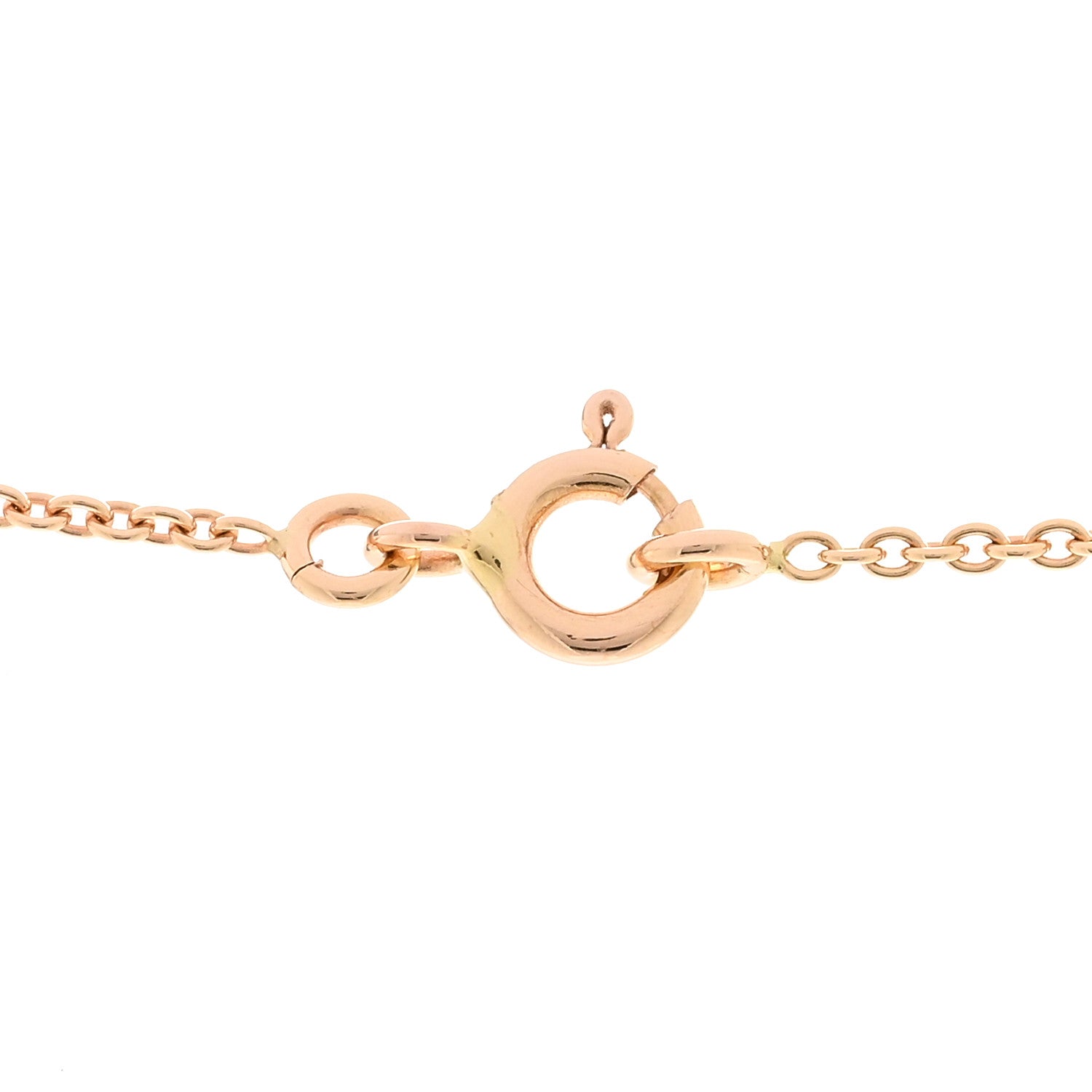 Christian Dior 18K Rose Gold Diamond Pink Opal Rose Des Vents Necklace 5 of 5