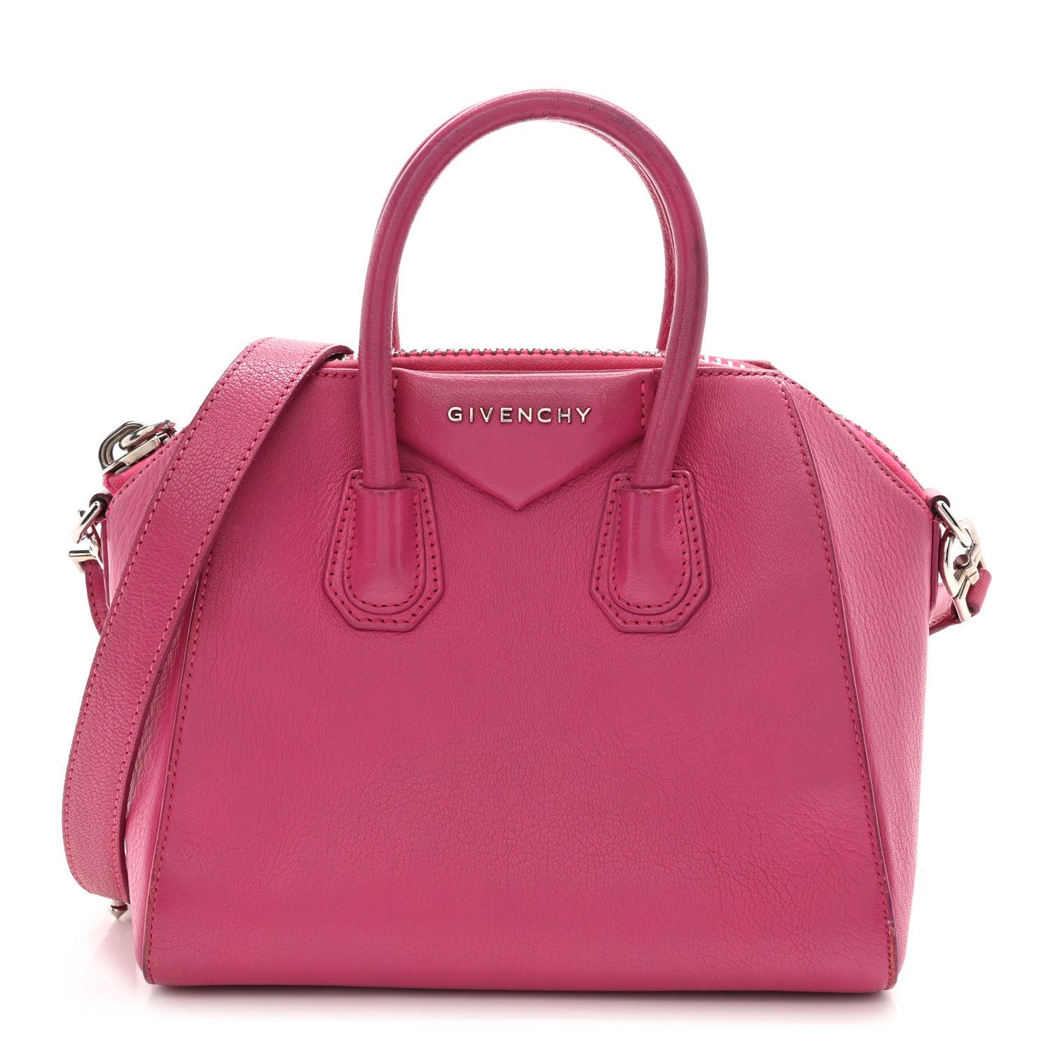 Givenchy Sugar Goatskin Mini Antigona Magenta 1 of 16