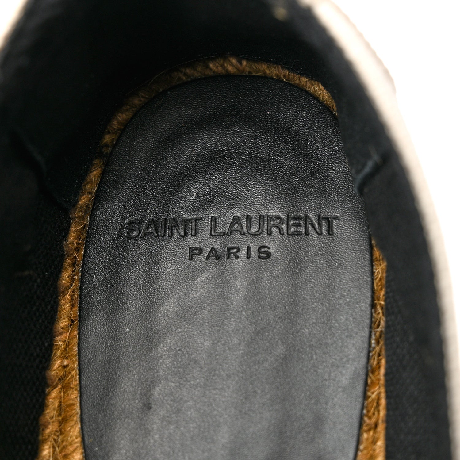 Saint Laurent Canvas Elba Espadrilles 39.5 Sweet Cream 8 of 12