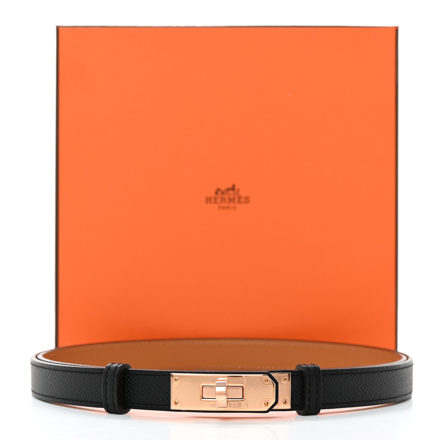Hermes Epsom Kelly Belt Black 5 of 5