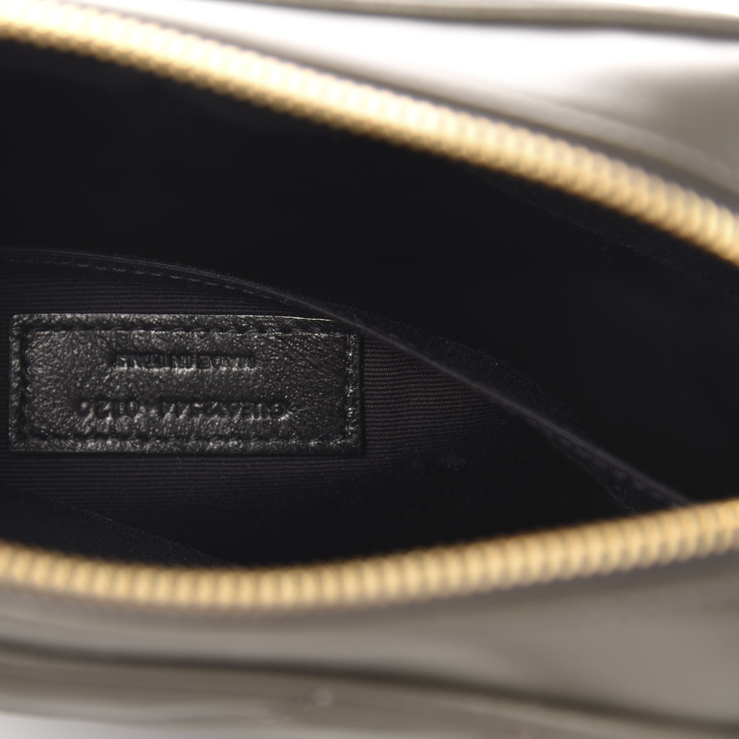 Saint Laurent Calfskin Matelasse Monogram Lou Camera Bag Sea Pebble 9 of 10