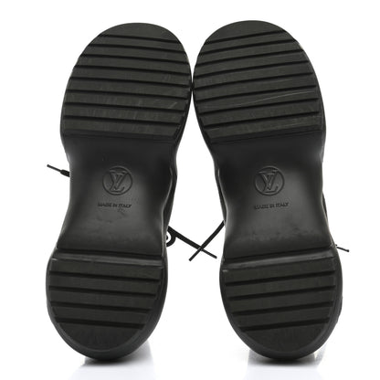 Louis Vuitton Calfskin Patent Monogram LV Archlight Sneakers 37.5 Black 5 of 9
