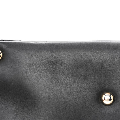 Chanel Calfskin Quilted Large Cambon Tote Black White 13 of 14