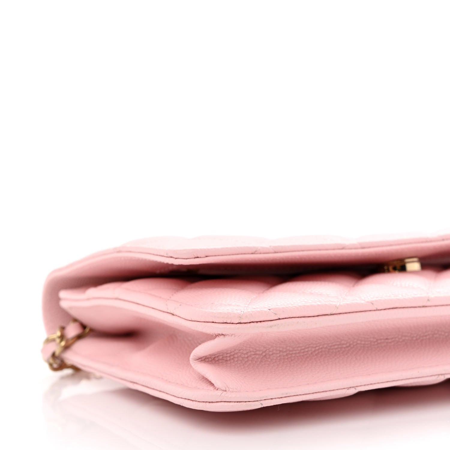 Chanel Caviar Quilted Wallet On Chain WOC Light Pink 9 of 11