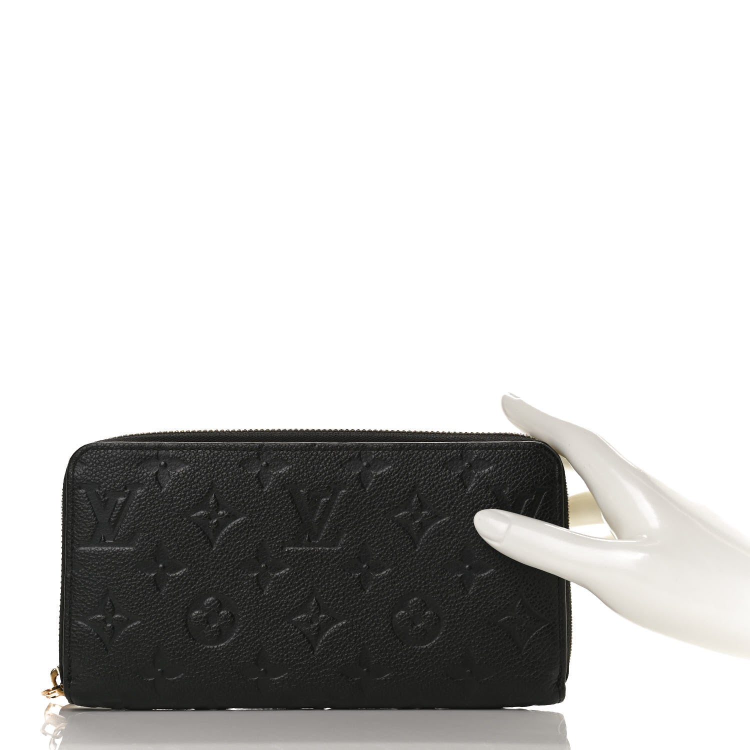 Louis Vuitton Empreinte Zippy Wallet Black 2 of 8