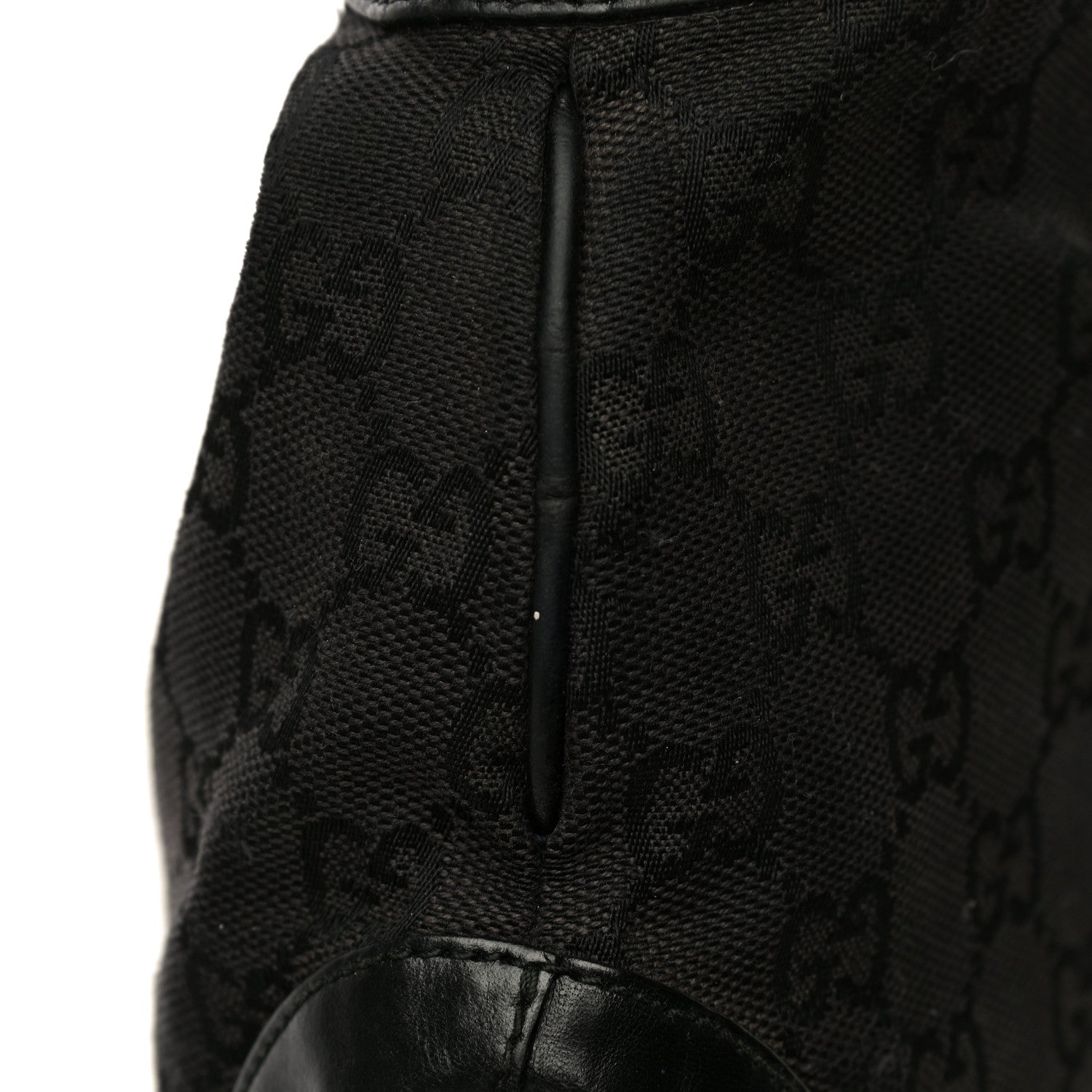 Gucci Monogram Small Jackie O Hobo Black 18 of 33