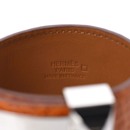 Hermes Shiny Alligator Collier De Chien CDC Bracelet Orange 5 of 7