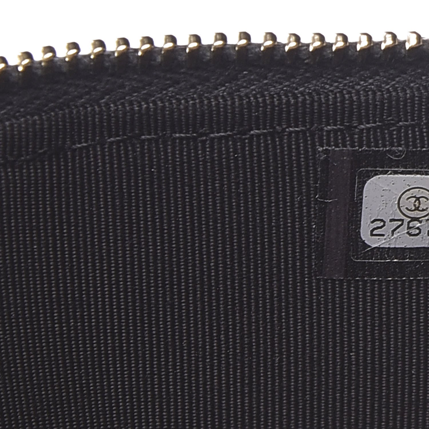 Chanel Iridescent Caviar Quilted Classic iPhone Pouch Black 7 of 8