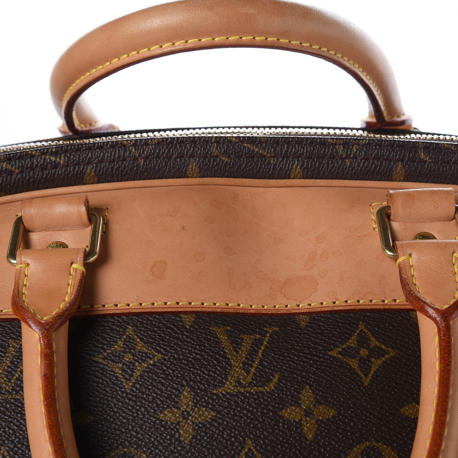Louis Vuitton Monogram Alize 2 Compartment Luggage Travel Bag 9 of 15