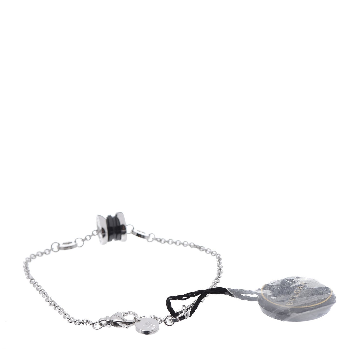 Sterling Silver Black Ceramic Save the Children Bracelet SM