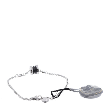 Bulgari Sterling Silver Black Ceramic Save the Children Bracelet SM 3 of 8