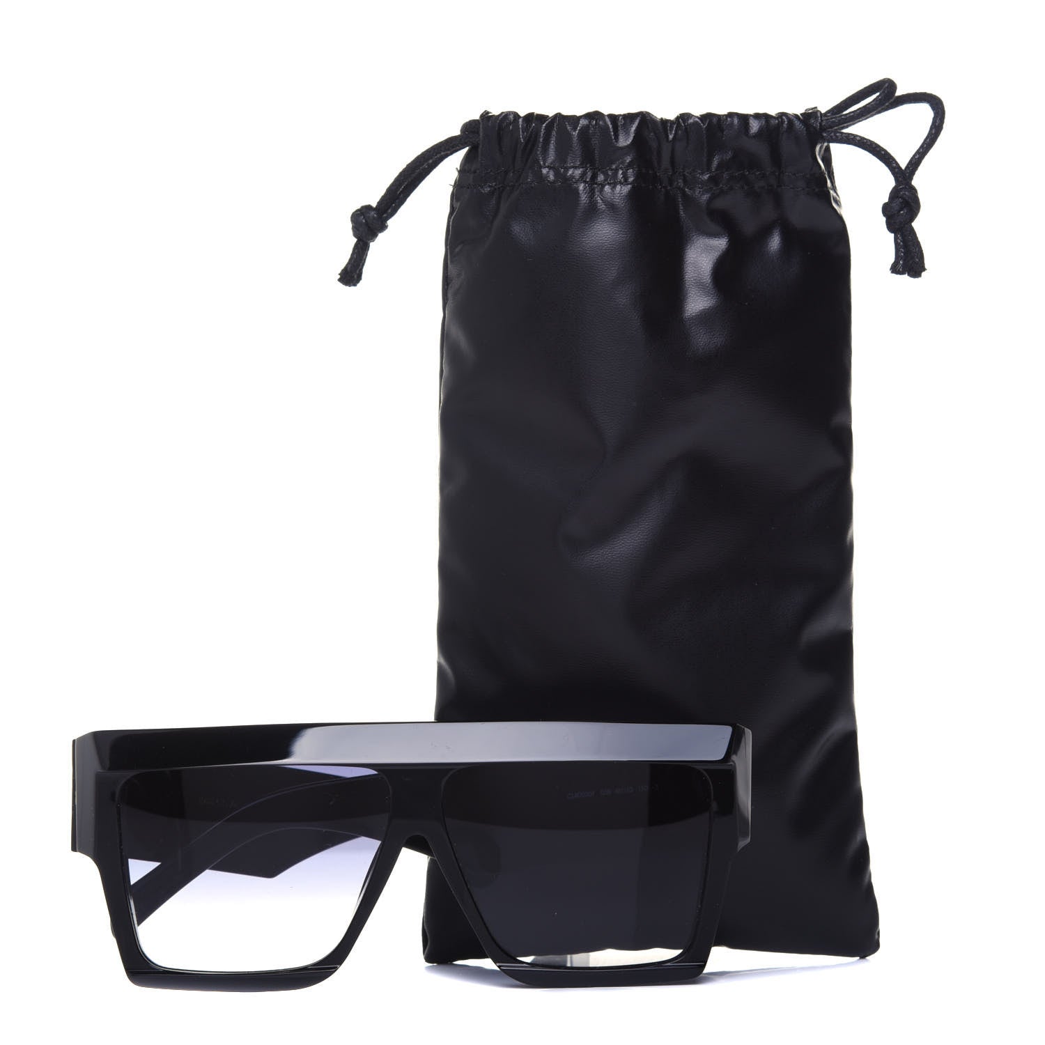 Celine Acetate Squared Sunglasses CL40030F Black 7 of 7
