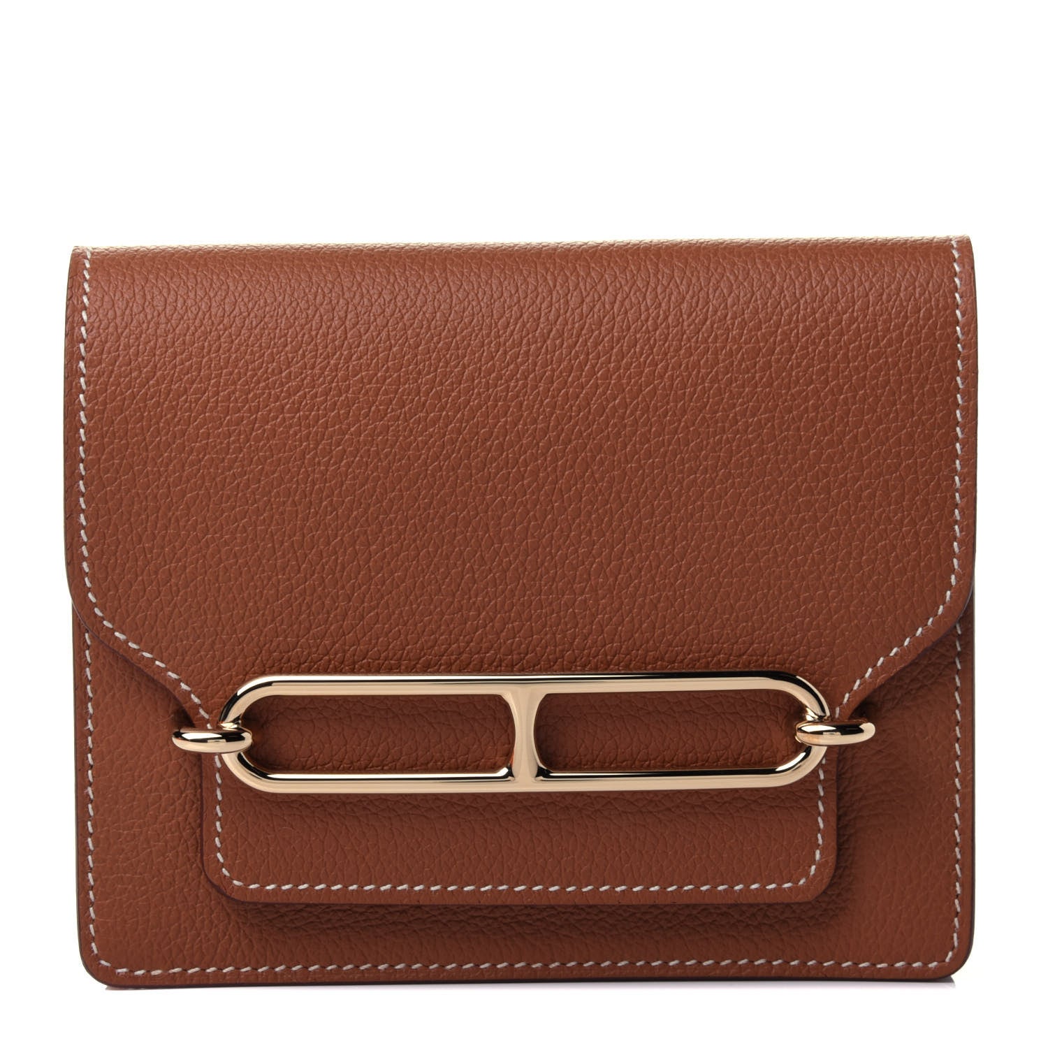 Hermes Evercolor Roulis Slim Wallet Gold 1 of 4