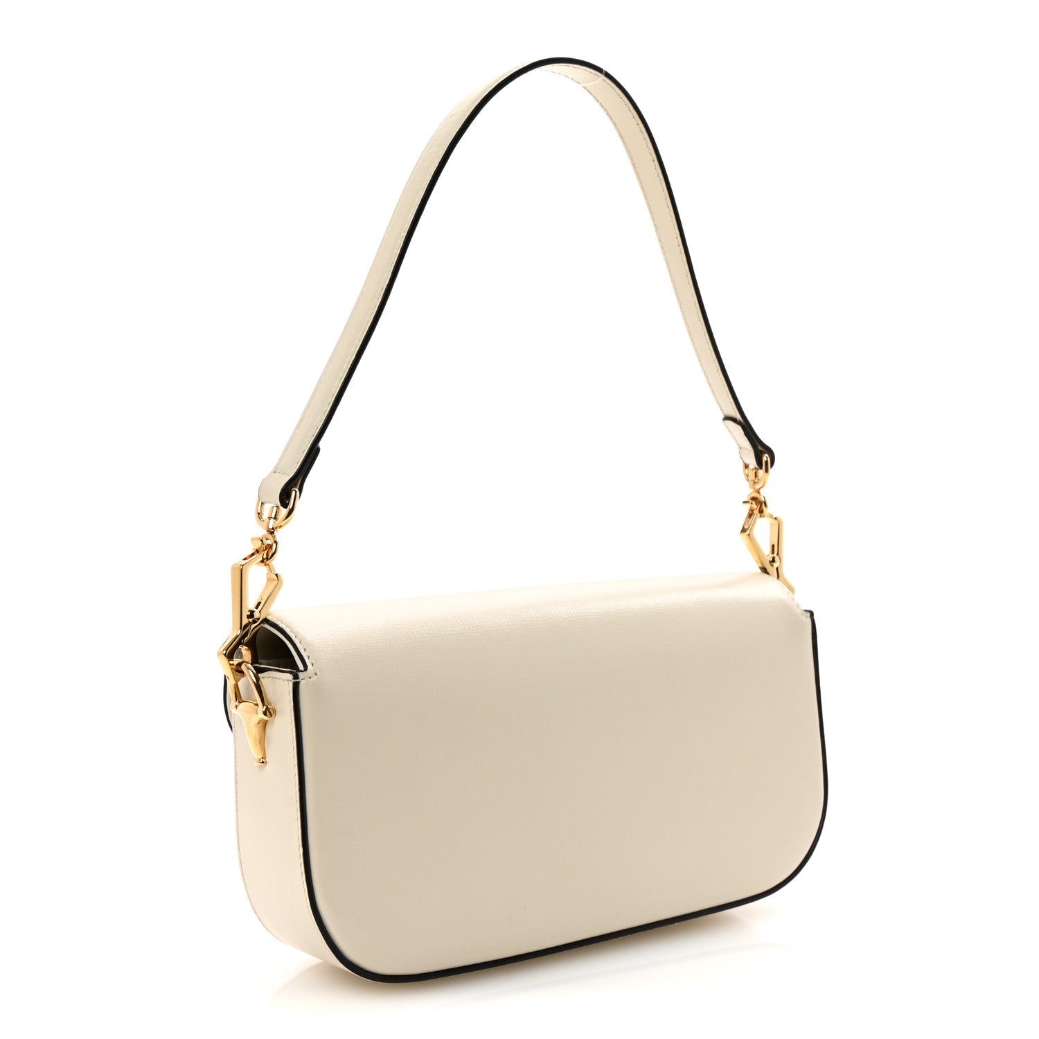 Gucci Azalea Calfskin Small Horsebit 1955 Chain Shoulder Bag Mystic White 3 of 10