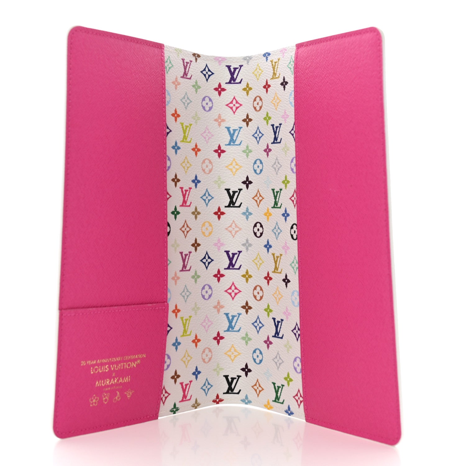 Louis Vuitton LV X TM Monogram Multicolor Emily Notebook Cover MM White 5 of 7