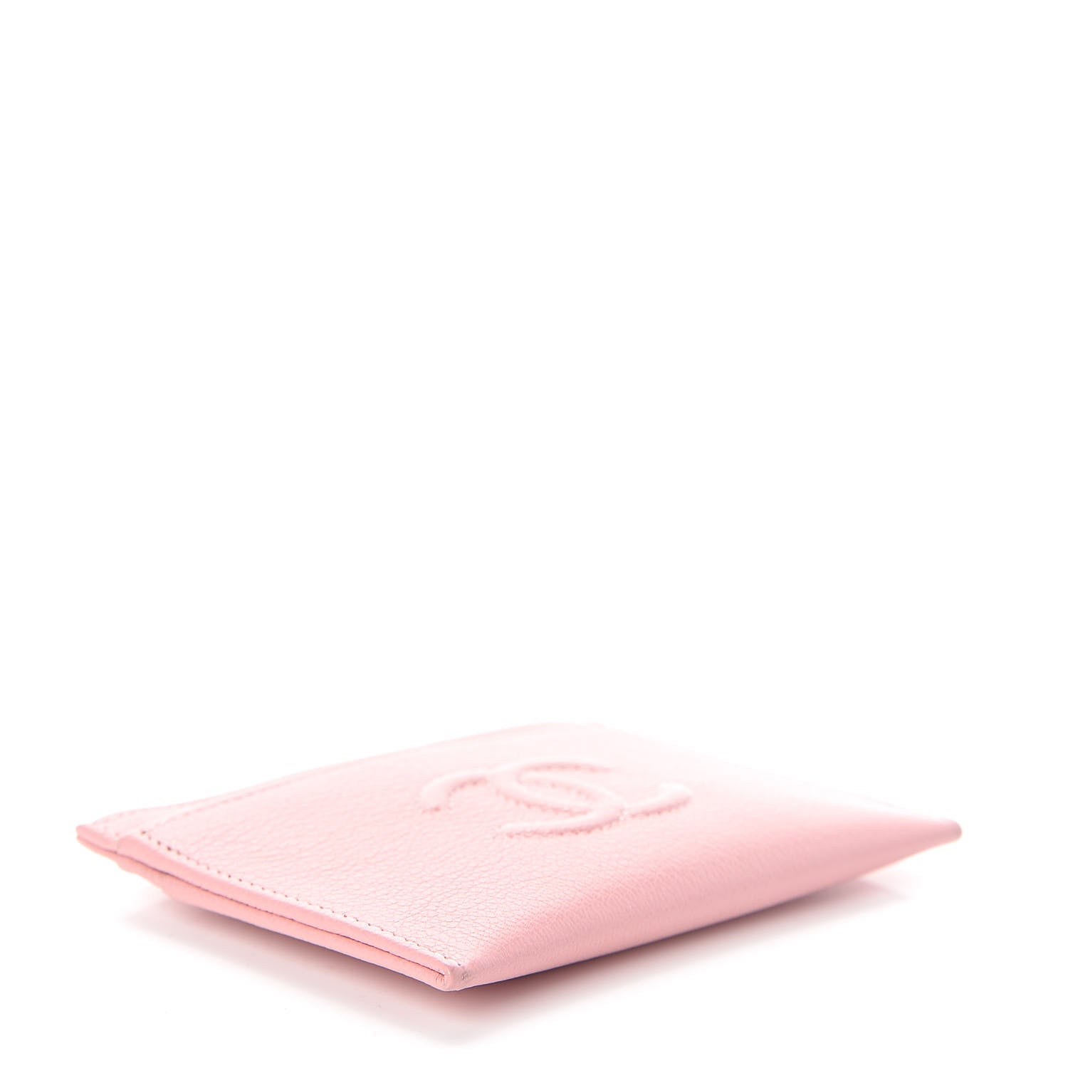Chanel Calfskin Timeless CC Card Holder Light Pink 4 of 9